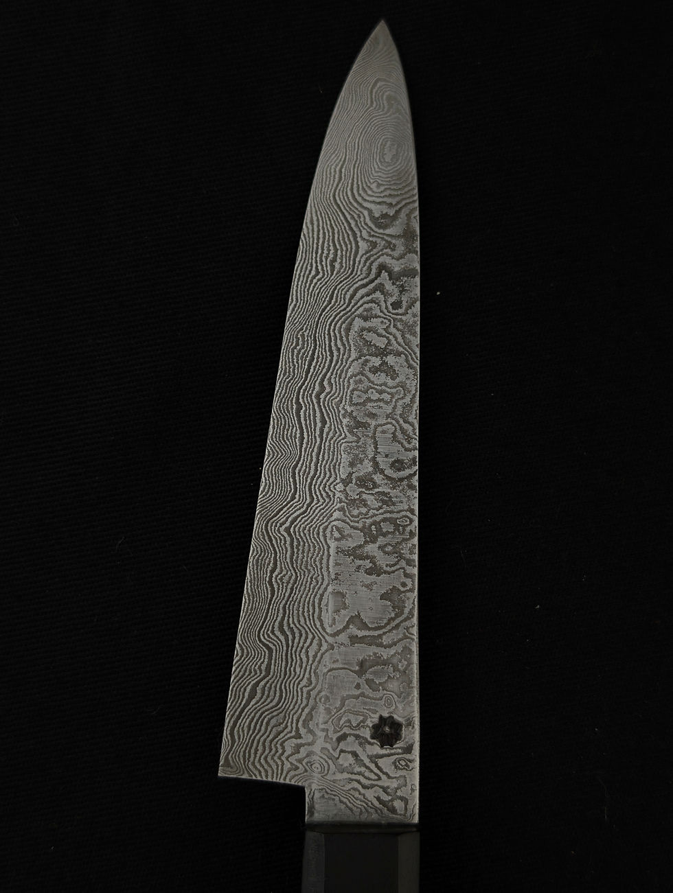 Miniature : Petty - couteau d'office japonais en Damas Sauvage