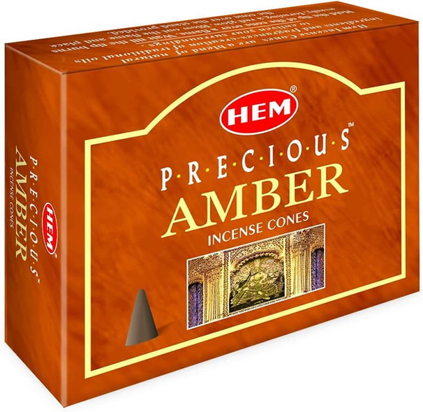 Doos met HEM kostbare Amber wierook kegels, inclusief HEM wierook Cinnamon.