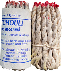 Bundel Ichouli Incense, 'Sport Quality' met tekst over liefde en vrede, handmade in Nepal.