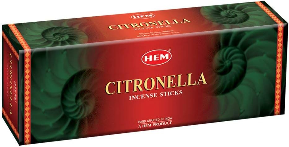 Citronella HEM Incense Sticks box, Zen and So, Stamford Wizards Spell Wierook Kegels, 15 kegels x 12 Packs