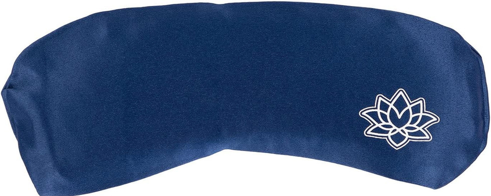 Blauw oogmasker met lotusbloem, voor ontspanning en comfort, blauwe kleur