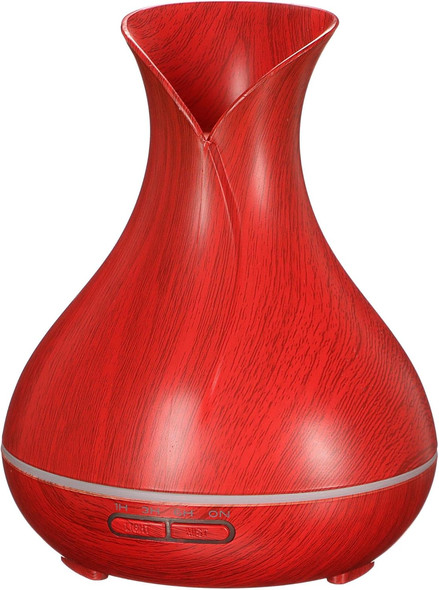 Rode decoratieve diffuser in bloemvorm, Auto Luchtverfrisser Diffuser met 50 ml Parfum – Oceano.