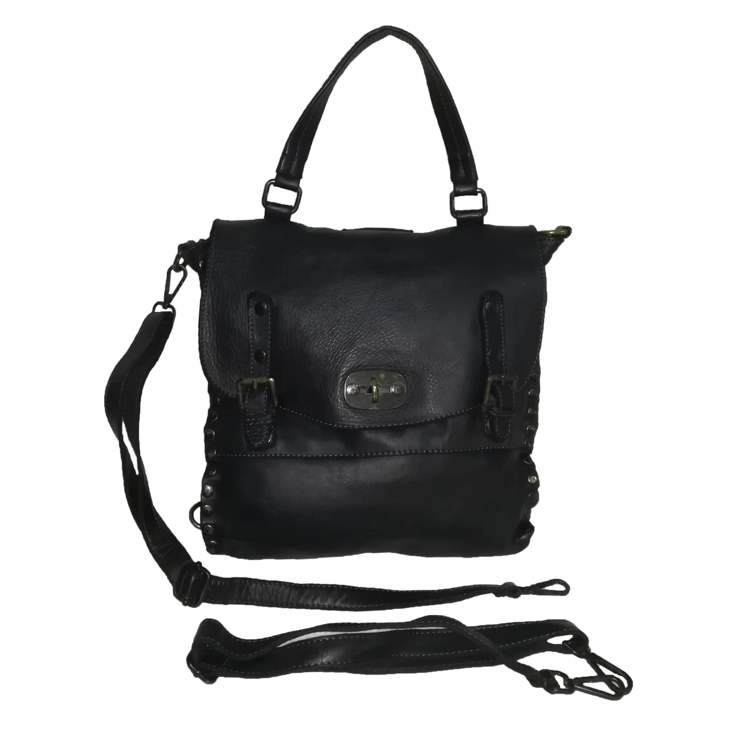 BACKPACK / BAG IN LEATHER IN VINTAGE STYLE