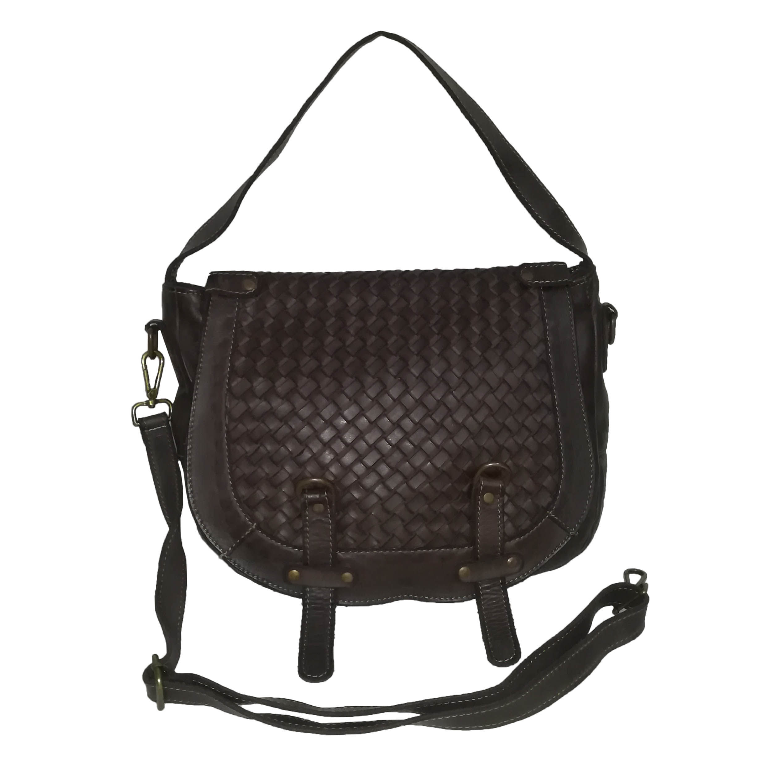 LEATHER BAG IN VINTAGE STYLE