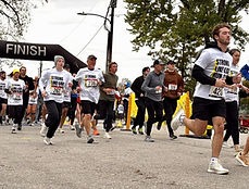 Race participants starting race
