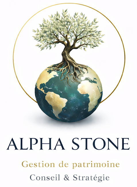 Logo ALPHA STONE, conseil en gestion de patrimoine à Montpellier