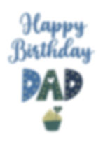 happy birthday dad greeting card