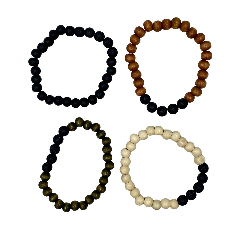 men's volcanic rock bracelets