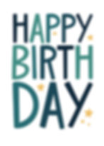 happy birthday greeting card