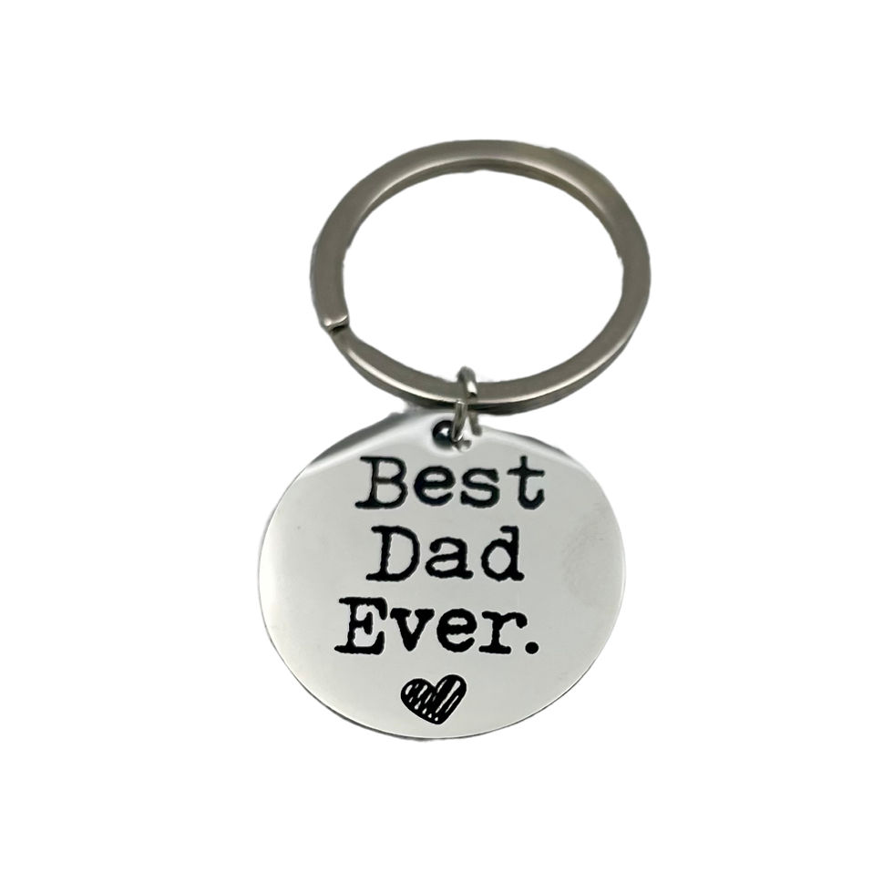 best dad ever keyring