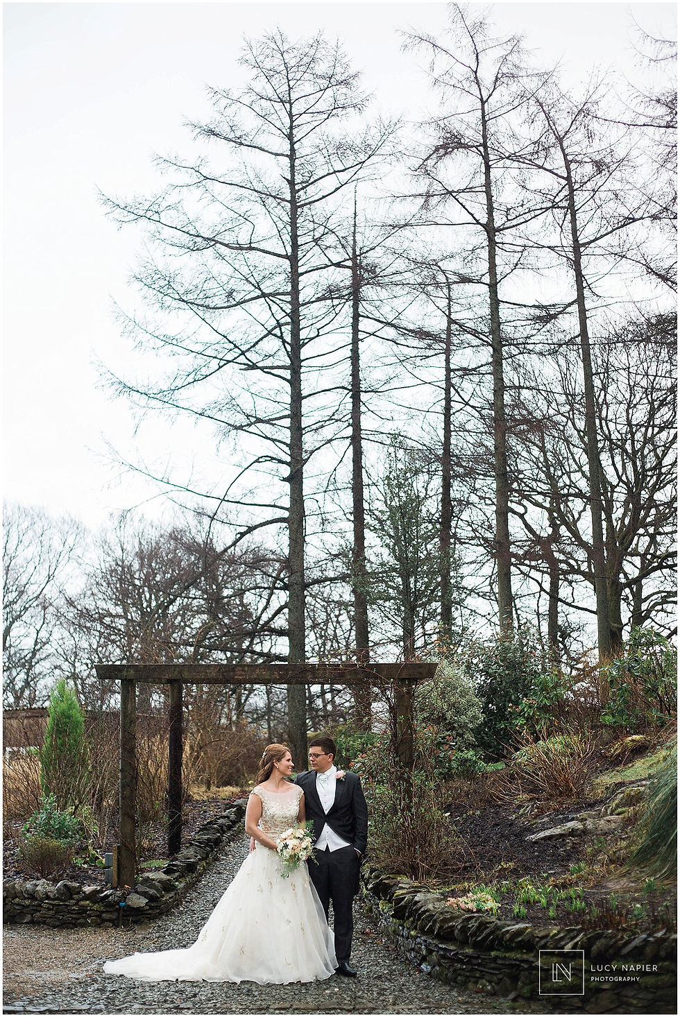 wandering through the grounds of the Lake House, Lake district