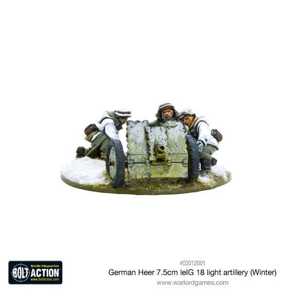 Miniaturbild: German Heer 75mm LEiG 18 Artillery (Winter)