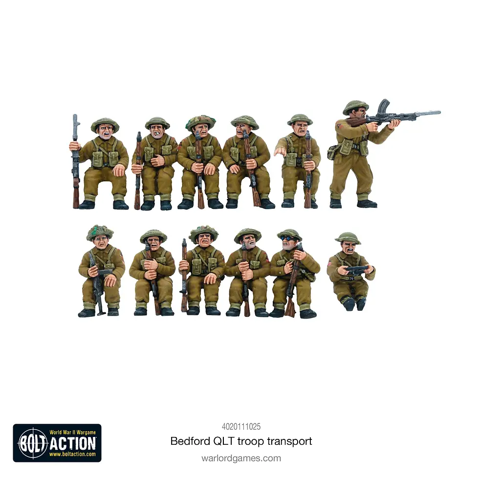 Miniaturbild: Bedford QLT troop transport
