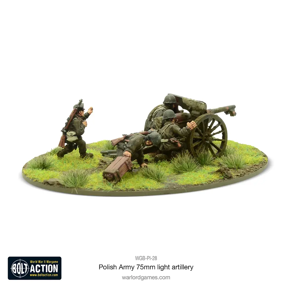 Miniaturbild: Polish Army 75mm light artillery