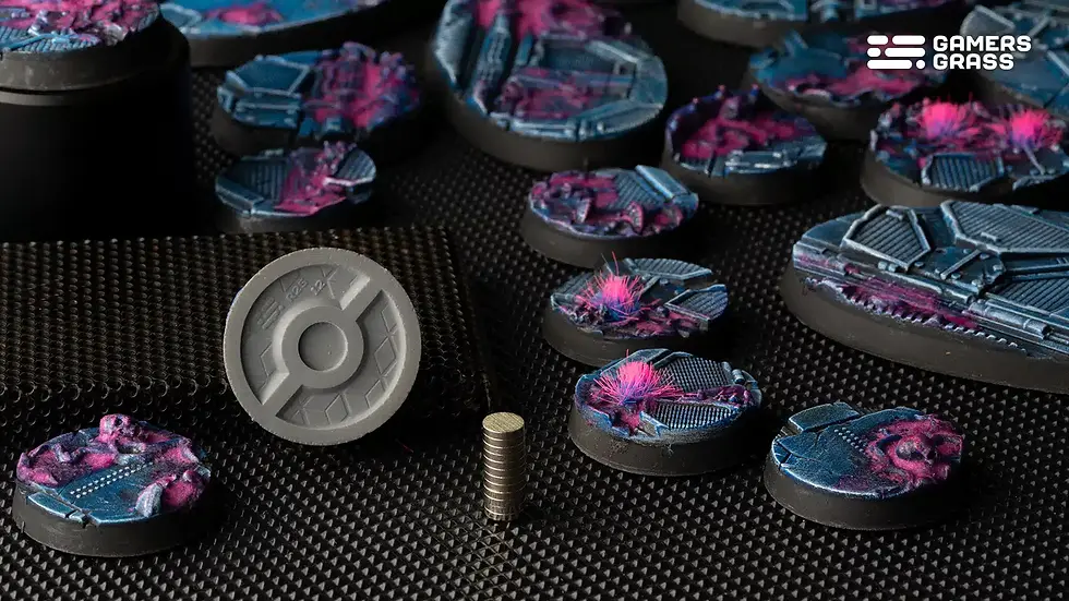 Miniaturbild: Alien Infestation Bases, Round 40mm (x5)