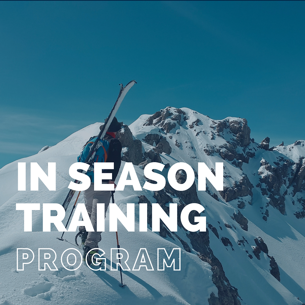 6-Week At Home Winter Maintenance Training Program