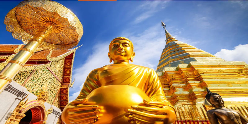 Wat Phra That Doi Suthep Temple in Chang Mai Chang Mai Thailand
