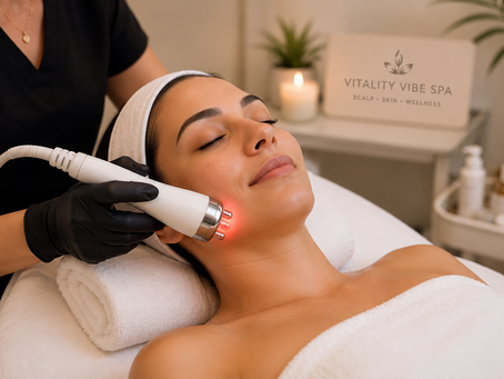 RF skin tightening facial treatment in Huntington Beach designed to improve skin firmness and support collagen production.