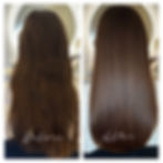 Brunette Long Hair - Before & After