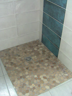 Pose de carrelage par le carreleur d