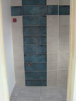 Pose de carrelage par le carreleur d