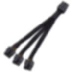 16 AWG GPU VGA PCI-e 8Pin PCI Express Graphics Video Card GPU VGA 8 Pin Female to 3X GPU 8(6+2) Pin