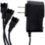 PC Fan Adapter DC Power Supply for 3 x 3/4-Pin 12V Computer PC Case Fans 40+20 Inches