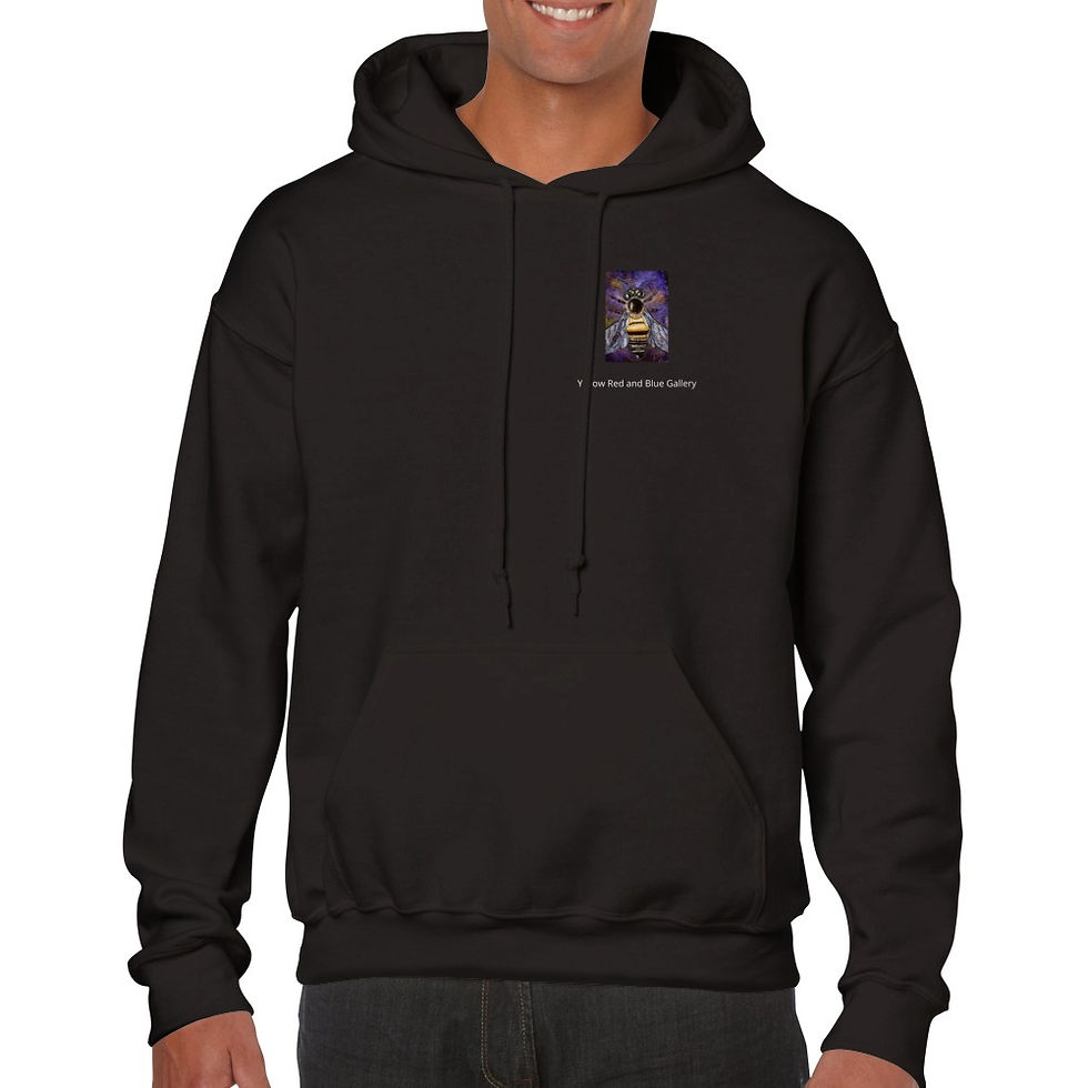 Thumbnail: Classic Unisex Pullover Hoodie Featuring Bee design