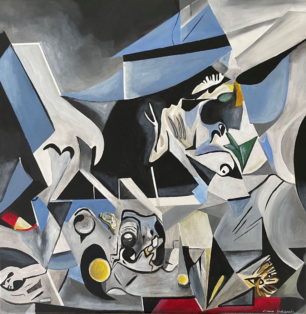 Thumbnail: Picasso meets Dali: Melting Clocks and the Surreal Tango