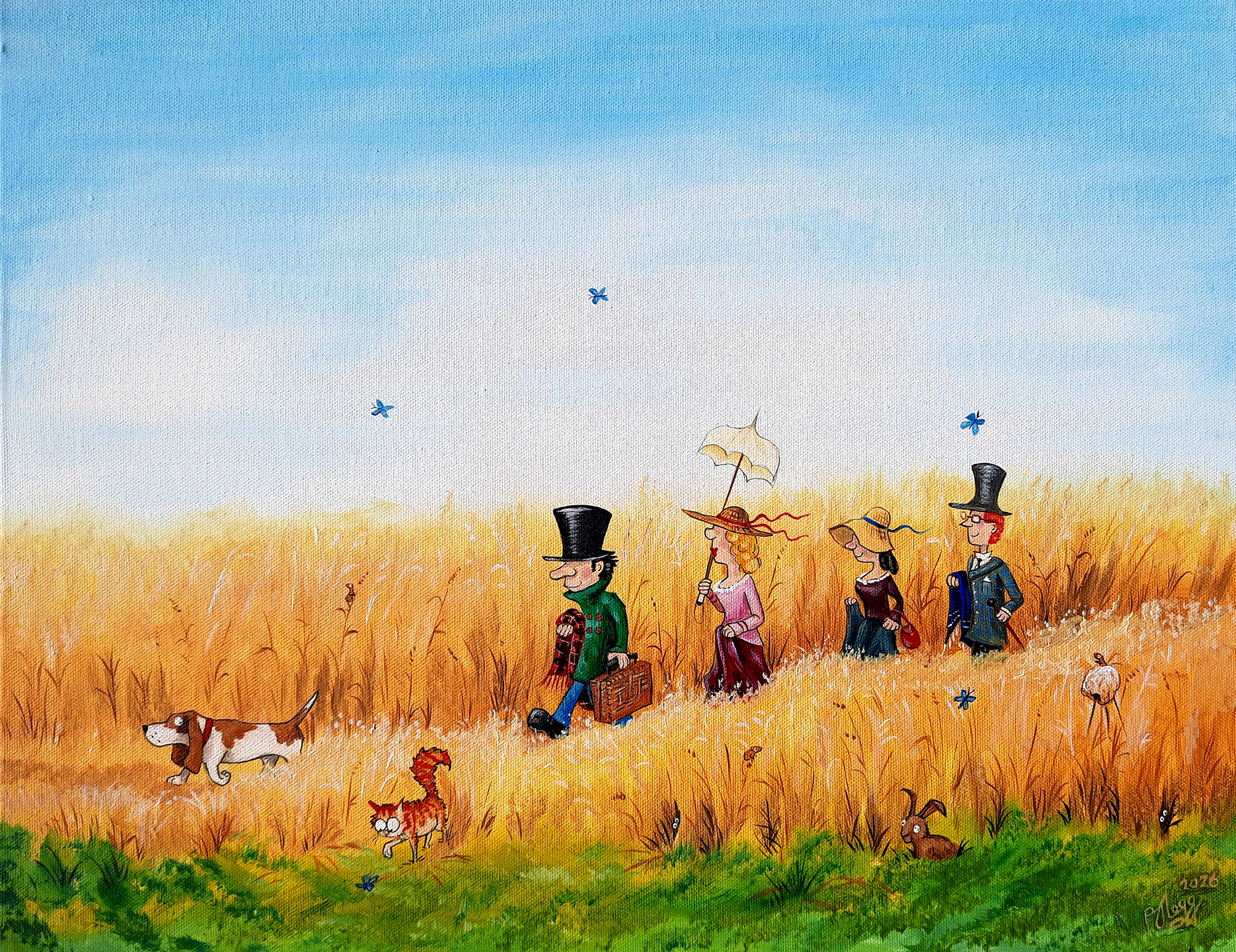Summer stroll print