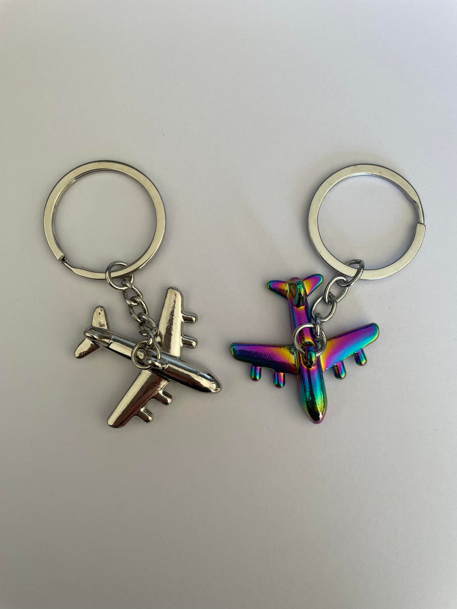 METAL AIRPLANE Keyring