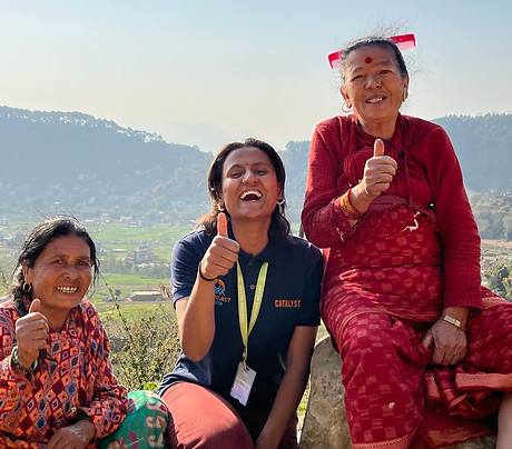 Puja and community ladies GV Nepal