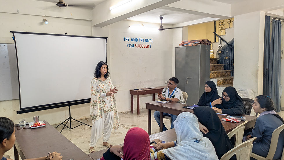 Interactive Mentorship Exchange at TDC Mumbai, India, by Shafaque Ali