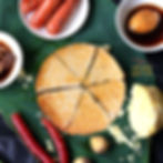 Xôi chiên thịt xá xíu