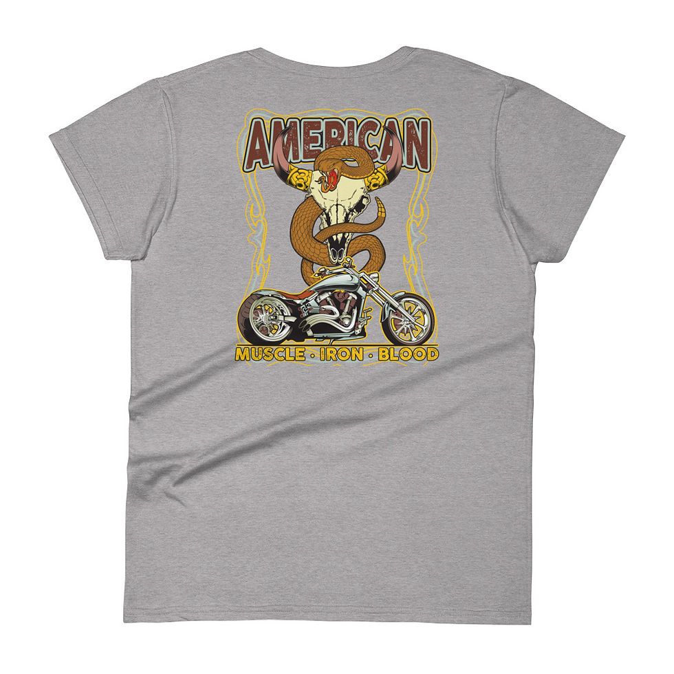 Thumbnail: Wild West Biker Women's short sleeve t-shirt