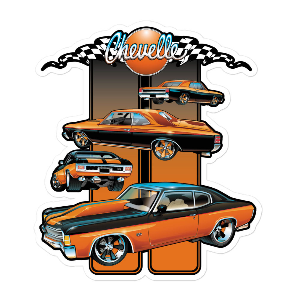 Chevelle Bubble-free stickers