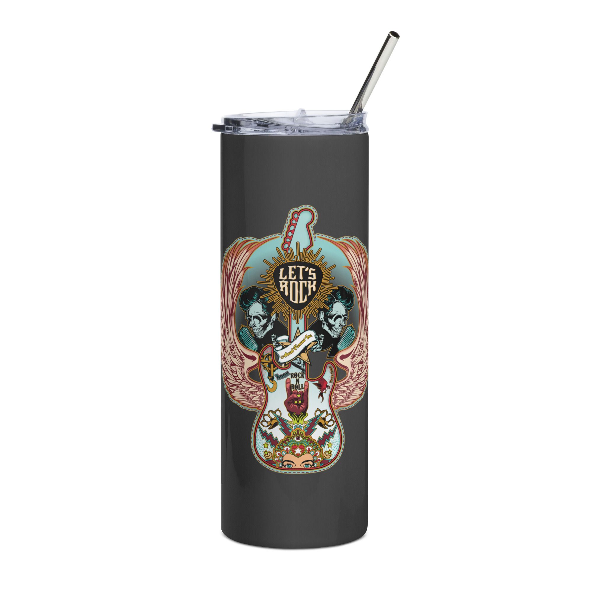 Stitch Guitar Stainless steel tumbler