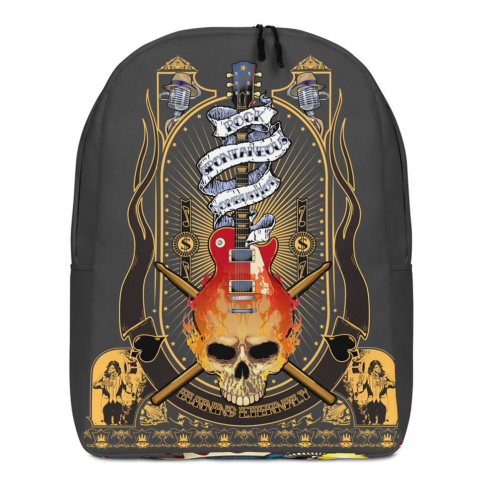 Thumbnail: Skull Guitar Minimalist Backpack