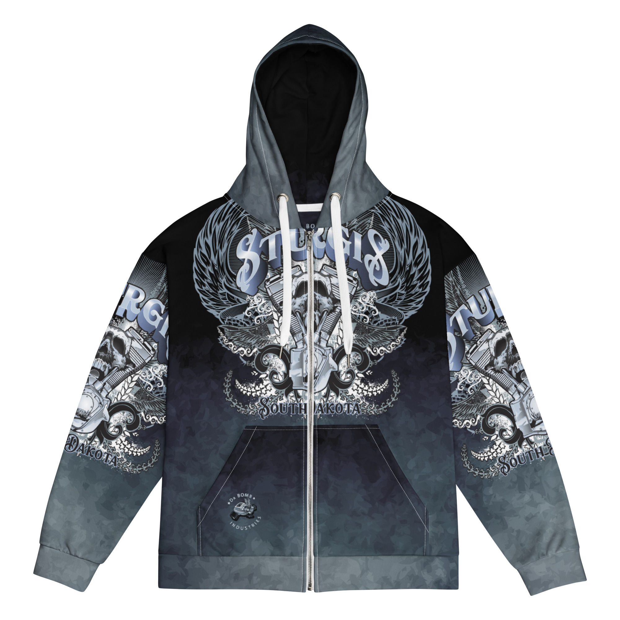 Sturgis Skull Unisex zip hoodie