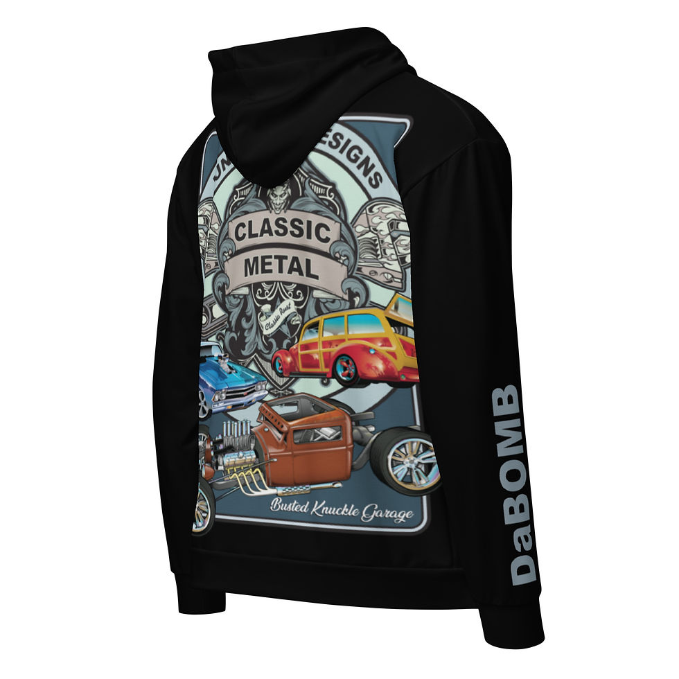 Thumbnail: Classic Metal Unisex Zip Hoodie