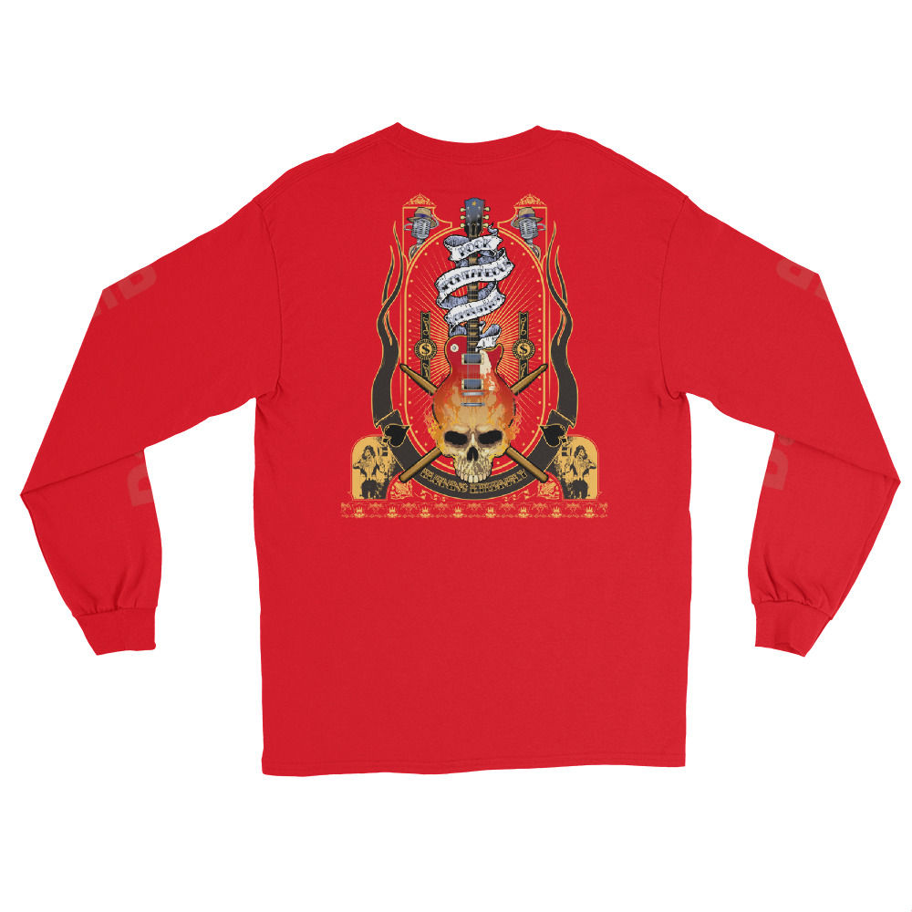 Skull Guitar Long Shirt