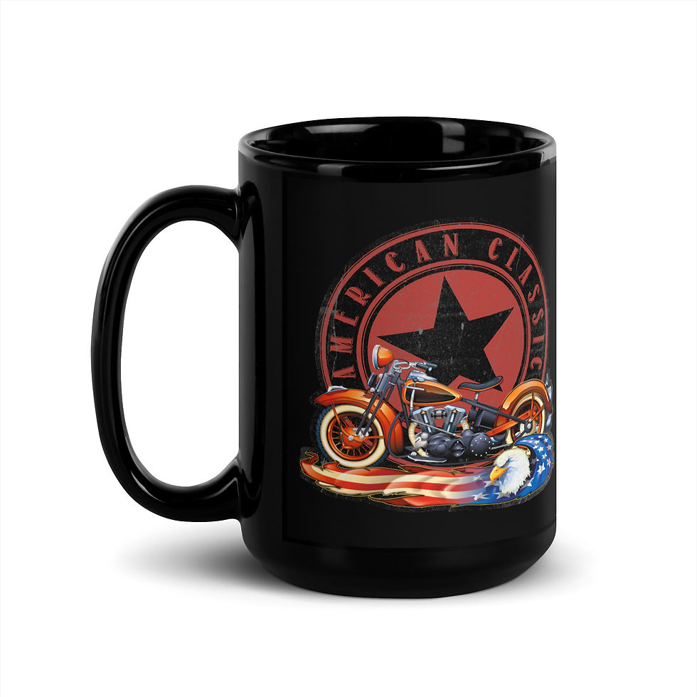 Thumbnail: American Classic Black Glossy Mug
