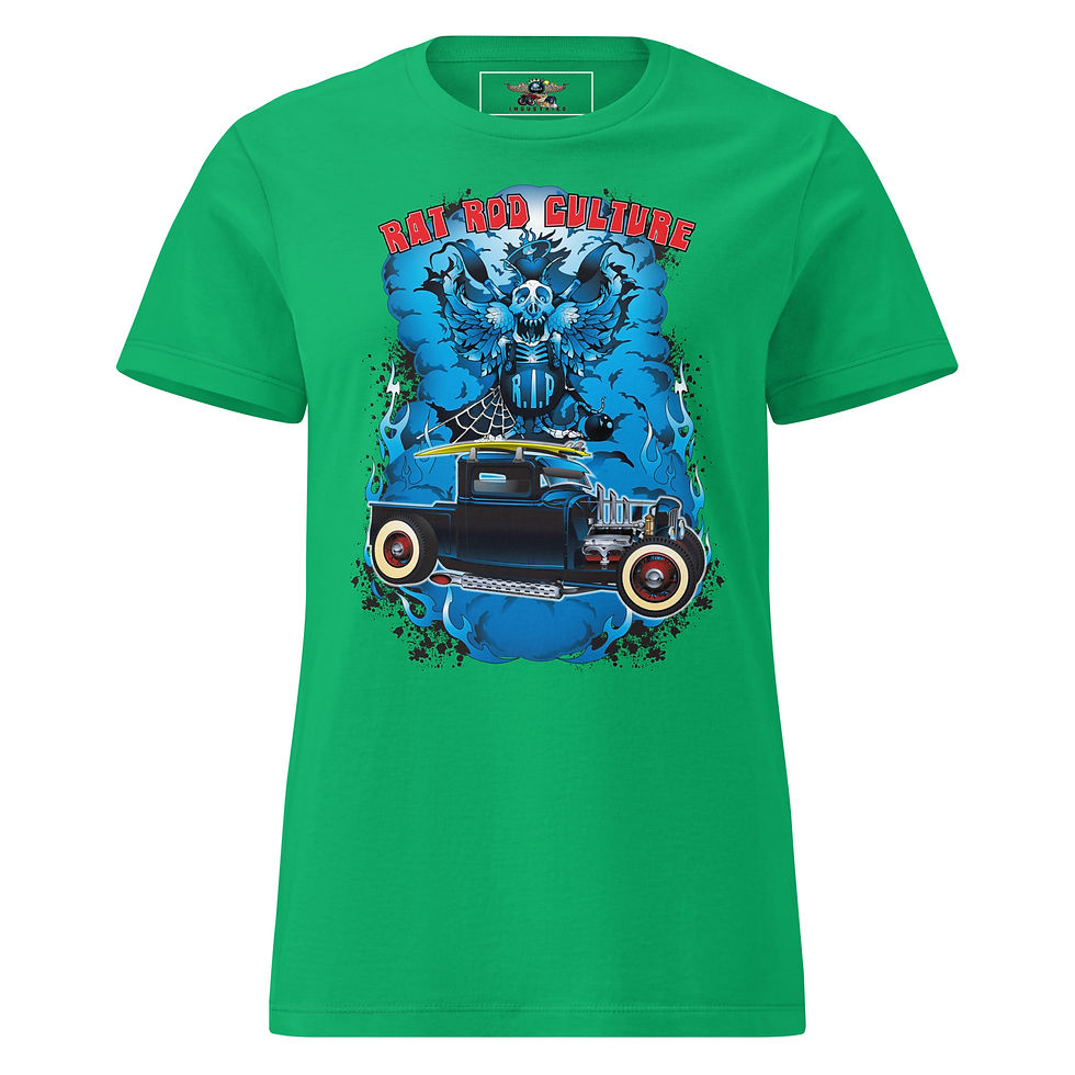 Thumbnail: Rat Rod Surf Culture Women’s basic softstyle t-shirt