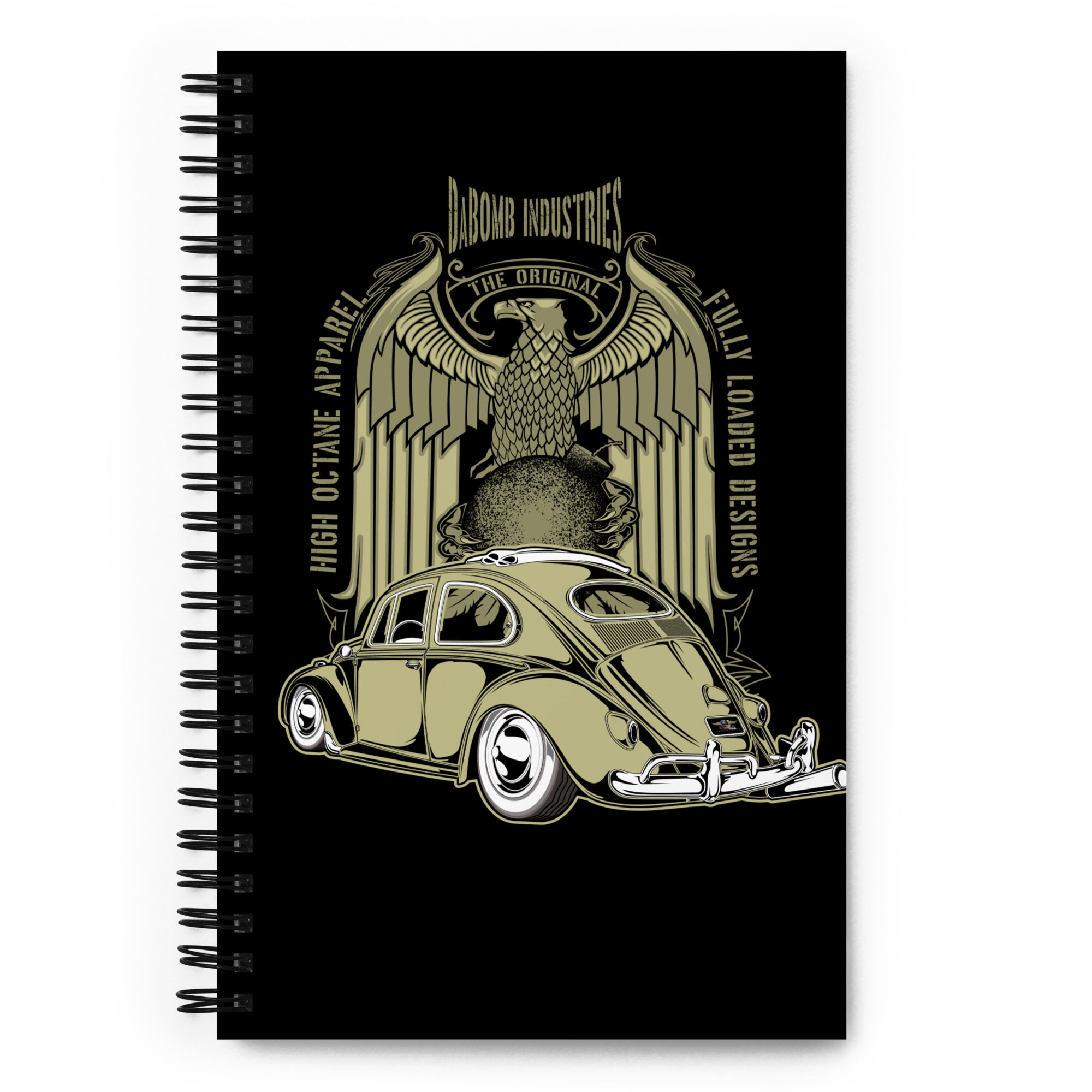 Eagle Bug Spiral notebook