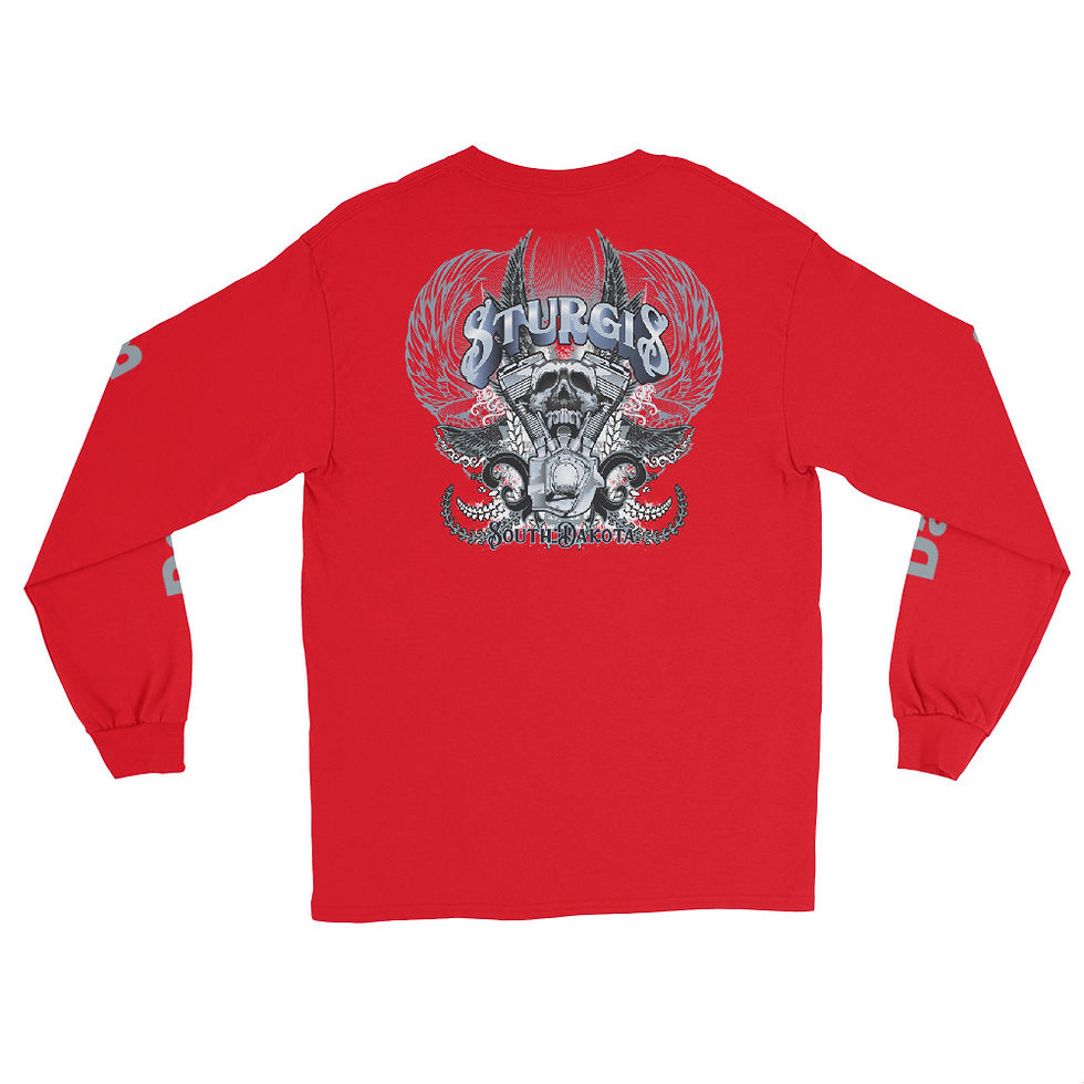 Thumbnail: Sturgis Skull Motor  Men’s Long Sleeve Shirt