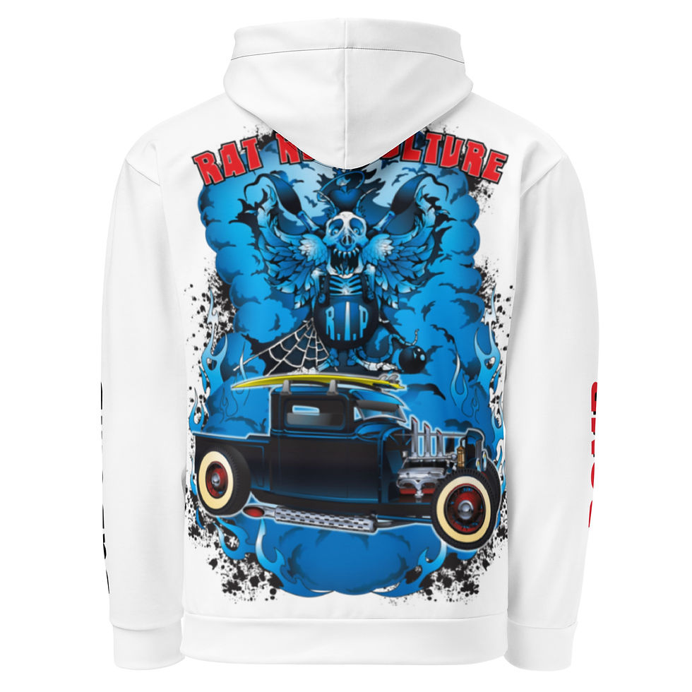 Thumbnail: RatRod Kulture Unisex Pullover Hoodie