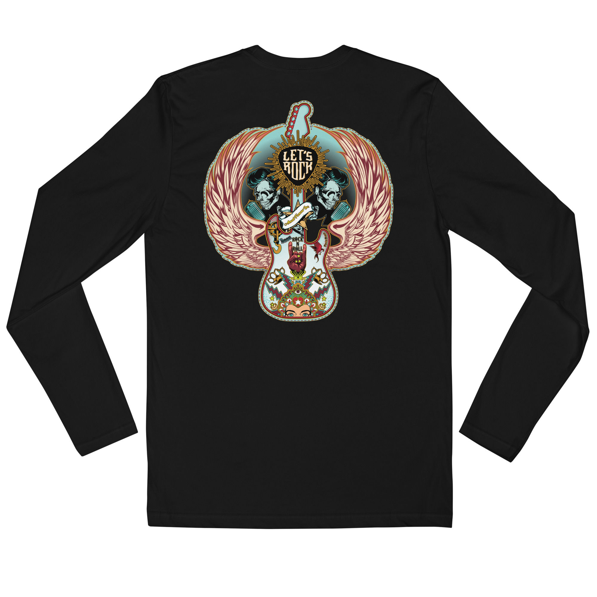 Stitch Guitar Long Sleeve Tee