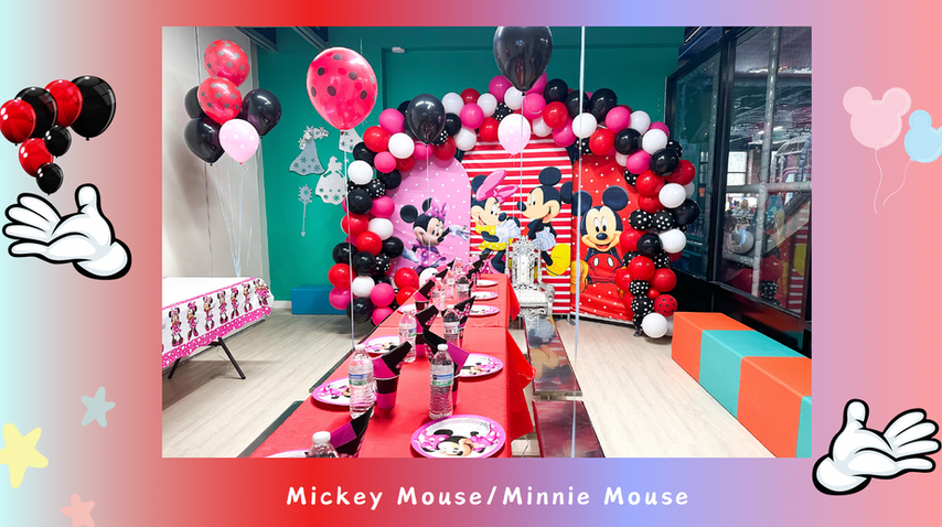 Mickey Mouse and Minnie Mouse Birthday Party Theme