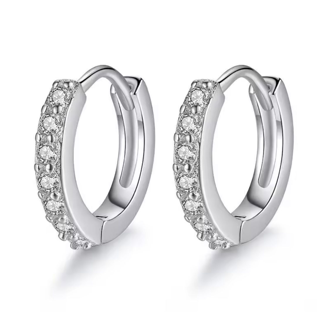 925 Silver Hoop Earings: