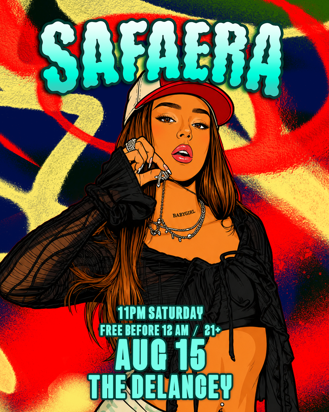 Safaera Saturdays @ The Delancey's Lower Level